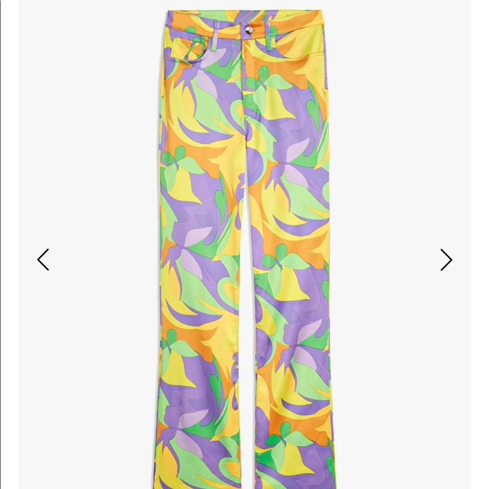 NWT Weworewhat ANKLE FLARE SAVED BY THE BELL PANT sz 26